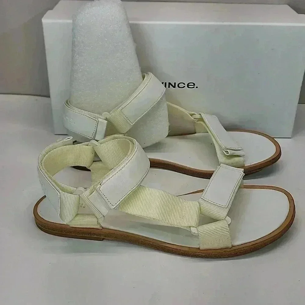 Vince slingback leather upper sandal size 36.5